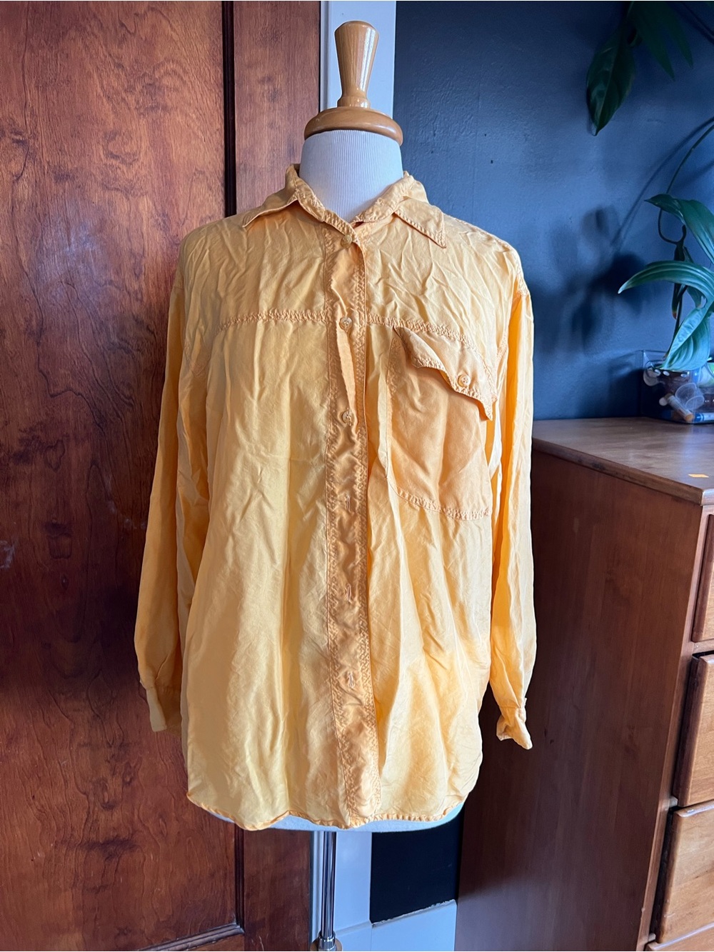 The Limited Soft Yellow Button-Up Shirt Jacket